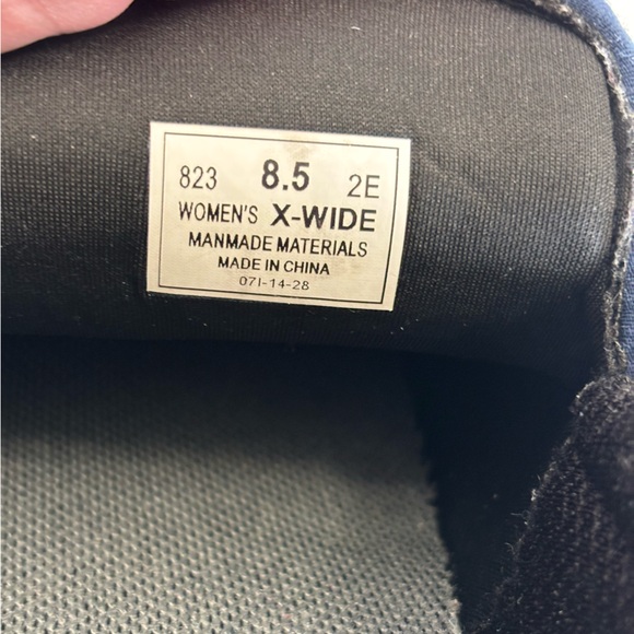 Orthofeet Quincy 823 Women's Sz 8.5 X-Wide Blue Stretch Slip On Orthopedic Shoes - Picture 12 of 12